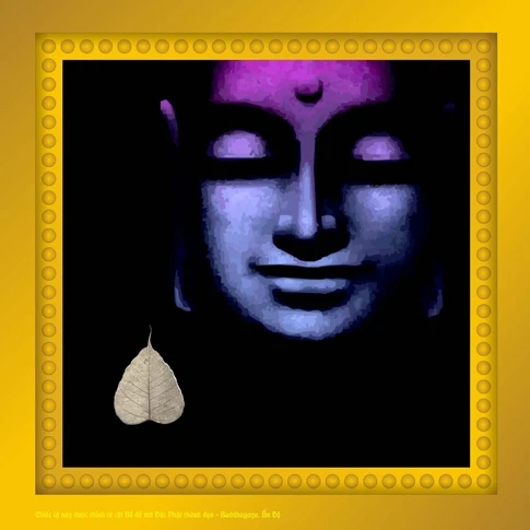 Tác phẩm Từ Nhan: Gương mặt thể hiện sự trang nghiêm, trầm tĩnh của Đức Phật, nhưng vẫn biểu hiện nét từ bi, gần gũi với chúng sinh.