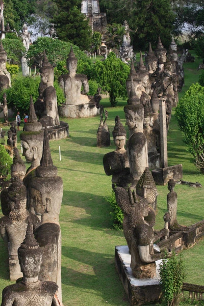 Vườn Phật nằm bên bờ sông Mekong ảnh 18