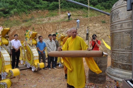 Hải Phòng: Khánh thành tượng Phật & khai Đại hồng chung chùa Long Hoa ảnh 9