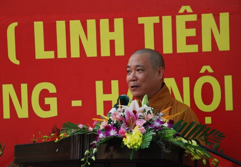 Hà Nội: Lễ gắn biển công trình tháp Báo Ân chùa Bằng A & nhận kỷ lục Phật giáo ảnh 4