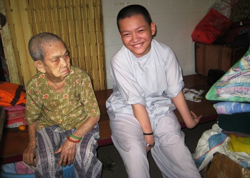 Huỳnh Thị Kiều Thanh cười thật tươi. Ảnh: Ngoan Ngoan Huỳnh Thị Kiều Thanh cười thật tươi. Ảnh: Ngoan Ngoan