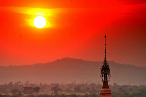 Chùm ảnh: Hoàng hôn tuyệt đẹp tại Myanmar ảnh 5