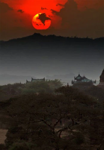 Chùm ảnh: Hoàng hôn tuyệt đẹp tại Myanmar ảnh 7