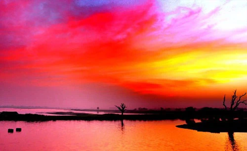 Chùm ảnh: Hoàng hôn tuyệt đẹp tại Myanmar ảnh 16