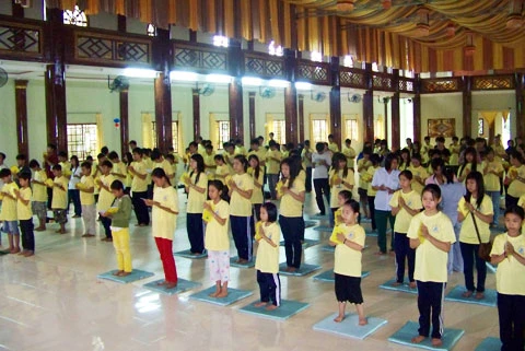 Kiên Giang: 200 bạn trẻ dự khóa tu “Tuổi trẻ hướng thiện” lần 3 tại chùa Phật Quang ảnh 2 Kiên Giang: 200 bạn trẻ dự khóa tu “Tuổi trẻ hướng thiện” lần 3 tại chùa Phật Quang ảnh 2