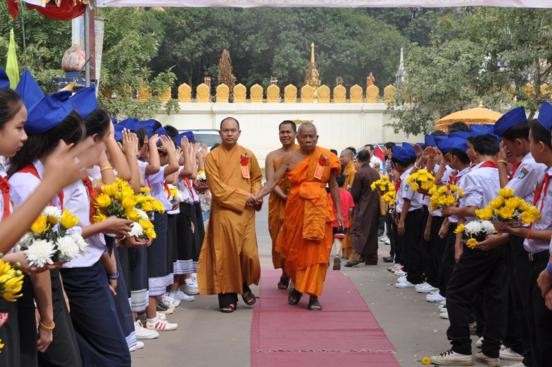Lào: Khánh thành chùa Phật Tích tại thủ đô Viêng Chăn ảnh 3