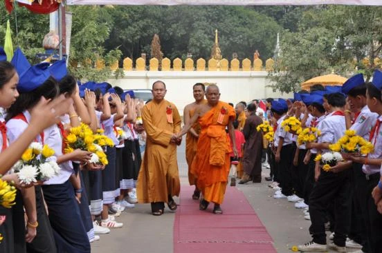 Lào: Khánh thành chùa Phật Tích tại thủ đô Viêng Chăn ảnh 3
