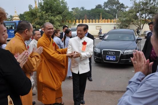 Lào: Khánh thành chùa Phật Tích tại thủ đô Viêng Chăn ảnh 4