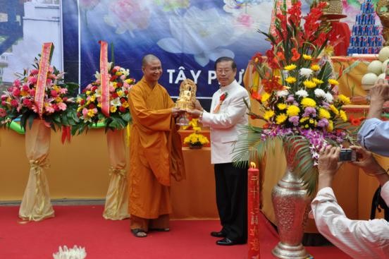 Lào: Khánh thành chùa Phật Tích tại thủ đô Viêng Chăn ảnh 6