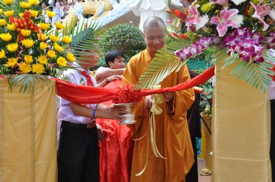 Lào: Khánh thành chùa Phật Tích tại thủ đô Viêng Chăn ảnh 7
