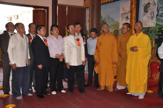 Lào: Khánh thành chùa Phật Tích tại thủ đô Viêng Chăn ảnh 8