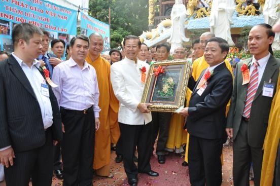 Lào: Khánh thành chùa Phật Tích tại thủ đô Viêng Chăn ảnh 9