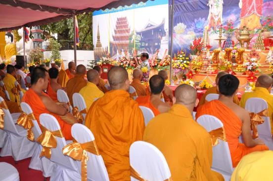 Lào: Khánh thành chùa Phật Tích tại thủ đô Viêng Chăn ảnh 10