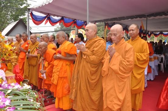 Lào: Khánh thành chùa Phật Tích tại thủ đô Viêng Chăn ảnh 1