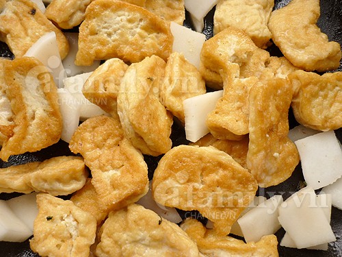 Đậu phụ kho cùi dừa ảnh 5 Đậu phụ kho cùi dừa, Bếp Eva, Đậu phụ kho cùi dừa, dau phu, cui dua, mon ngon, mon ngon de lam