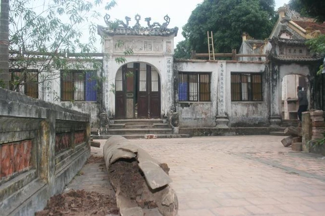 Gian Tam Bảo, nơi được đầu tư trùng tu ở chùa Bảo Tháp (Ảnh: T.Anh)