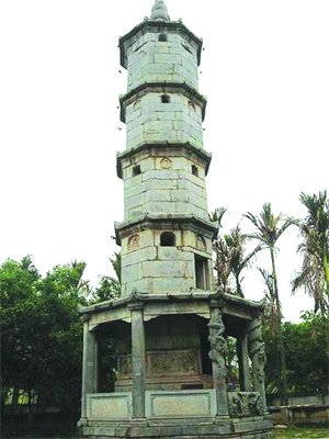 Tháp Báo Nghiêm chùa Bút Tháp.