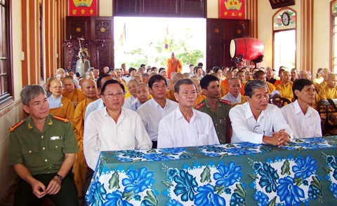 Kiên Giang: Trang nghiêm tưởng niệm 702 năm Đức vua - Phật hoàng Trần Nhân Tông nhập Niết bàn ảnh 4