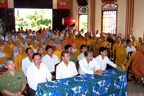 Kiên Giang: Trang nghiêm tưởng niệm 702 năm Đức vua - Phật hoàng Trần Nhân Tông nhập Niết bàn ảnh 8