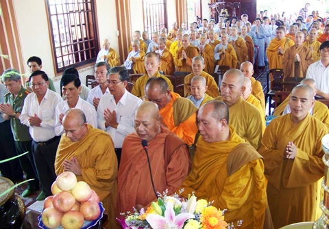 Kiên Giang: Trang nghiêm tưởng niệm 702 năm Đức vua - Phật hoàng Trần Nhân Tông nhập Niết bàn ảnh 15