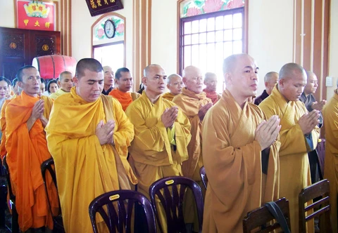 Kiên Giang: Trang nghiêm tưởng niệm 702 năm Đức vua - Phật hoàng Trần Nhân Tông nhập Niết bàn ảnh 16