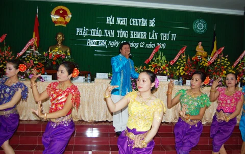 Kiên Giang: Khai mạc Hội nghị chuyên đề Phật giáo Nam tông Khmer lần IV ảnh 9