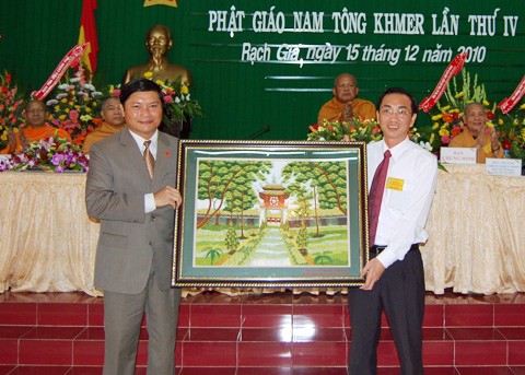 Kiên Giang: Khai mạc Hội nghị chuyên đề Phật giáo Nam tông Khmer lần IV ảnh 13 Kiên Giang: Khai mạc Hội nghị chuyên đề Phật giáo Nam tông Khmer lần IV ảnh 13