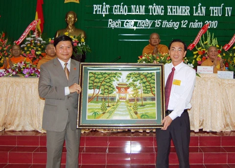 Kiên Giang: Khai mạc Hội nghị chuyên đề Phật giáo Nam tông Khmer lần IV ảnh 13