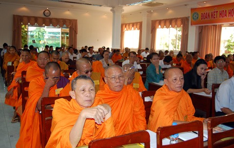 Kiên Giang: Hội nghị chuyên đề Phật giáo Nam tông Khmer lần IV thành công tốt đẹp ảnh 7 bmhn-13.jpg