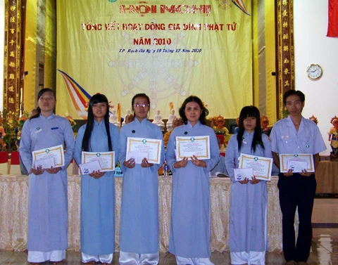 Kiên Giang: Phân ban Hướng dẫn Gia đình Phật tử tổng kết hoạt động năm 2010 ảnh 16