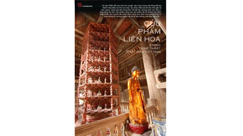 Tòa tháp Cửu phẩm liên hoa tại chùa Bút Tháp (Bắc Ninh) - một trang ảnh tư liệu trong sách