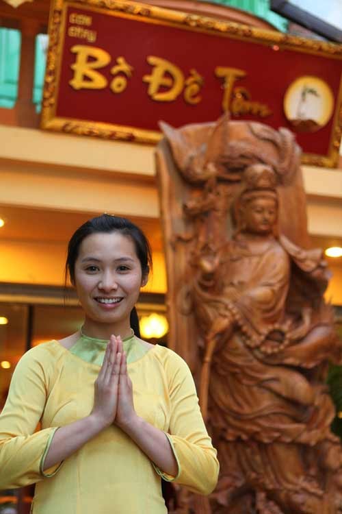Bồ Đề Tâm - Không gian thiền tĩnh lặng, Ẩm thực,