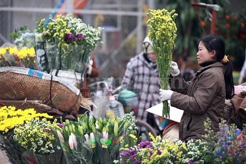 Tấp nập chợ hoa ngày Tết ảnh 8