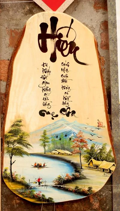 Đua nhau đến xin chữ trên 'phố ông Đồ'