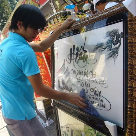 Phóng sự ảnh: Ông đồ thời @ ảnh 8 Phóng sự ảnh: Ông đồ thời @ ảnh 8