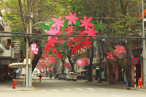 Đường phố Sài Gòn rực rỡ đón Xuân về ảnh 2 Đường phố Sài Gòn rực rỡ đón Xuân về ảnh 2