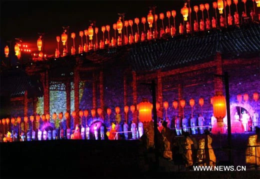 Lễ hội đèn lồng chào đón giao thừa 2011 ở Trung Quốc