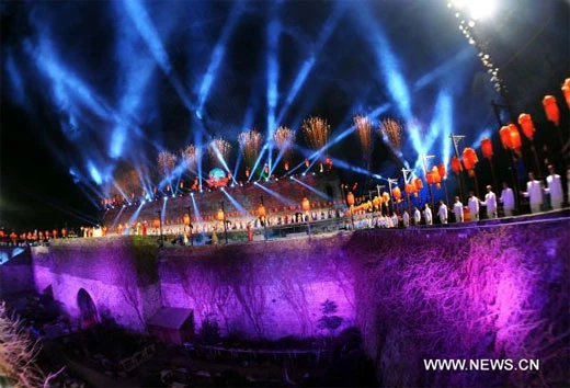 Lễ hội đèn lồng chào đón giao thừa 2011 ở Trung Quốc