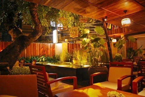 Không gian thiền ấm cúng ở cà phê The Fig