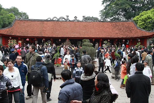 Chùm ảnh: Tấp nập xin chữ đầu năm ảnh 1