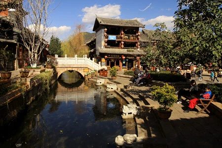 Năm mới đến Lệ Giang du xuân ảnh 2