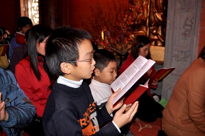 Lạng Sơn: Chùa Thành tổ chức khóa lễ đầu xuân cho thanh thiếu nhi Phật tử ảnh 17