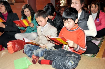 Lạng Sơn: Chùa Thành tổ chức khóa lễ đầu xuân cho thanh thiếu nhi Phật tử ảnh 1