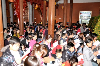 Lạng Sơn: Chùa Thành tổ chức khóa lễ đầu xuân cho thanh thiếu nhi Phật tử ảnh 21