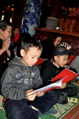 Lạng Sơn: Chùa Thành tổ chức khóa lễ đầu xuân cho thanh thiếu nhi Phật tử ảnh 3