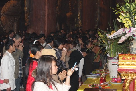 Họ mong ước một cuộc sống an lành, hạnh phúc cho gia đình trong dịp năm mới.