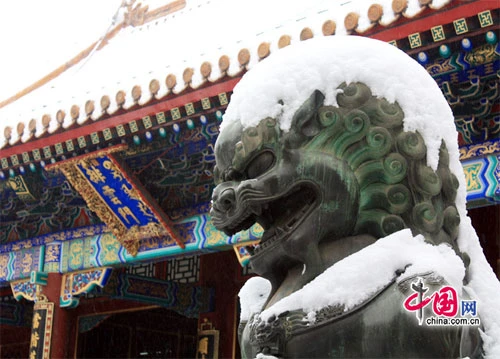 Tuyết ngập trắng Cung điện Mùa hè