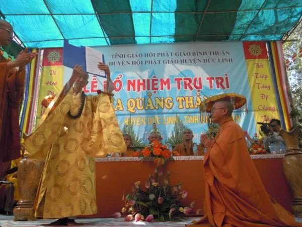 Bình Thuận: Bổ nhiệm ĐĐ. Thích Chiếu Thủ trụ trì chùa Quảng Thành ảnh 9