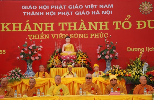 Hà Nội: Khánh thành Tổ đường Thiền viện Sùng Phúc ảnh 1