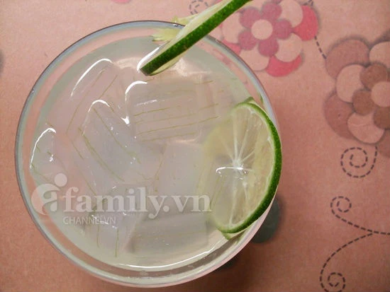 Giải khát với nước chanh lô hội ảnh 8